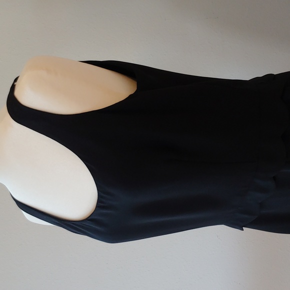 Laundry Elegant Women's Little Black Sleeveless Cocktail Dress size 14 - Picture 5 of 16